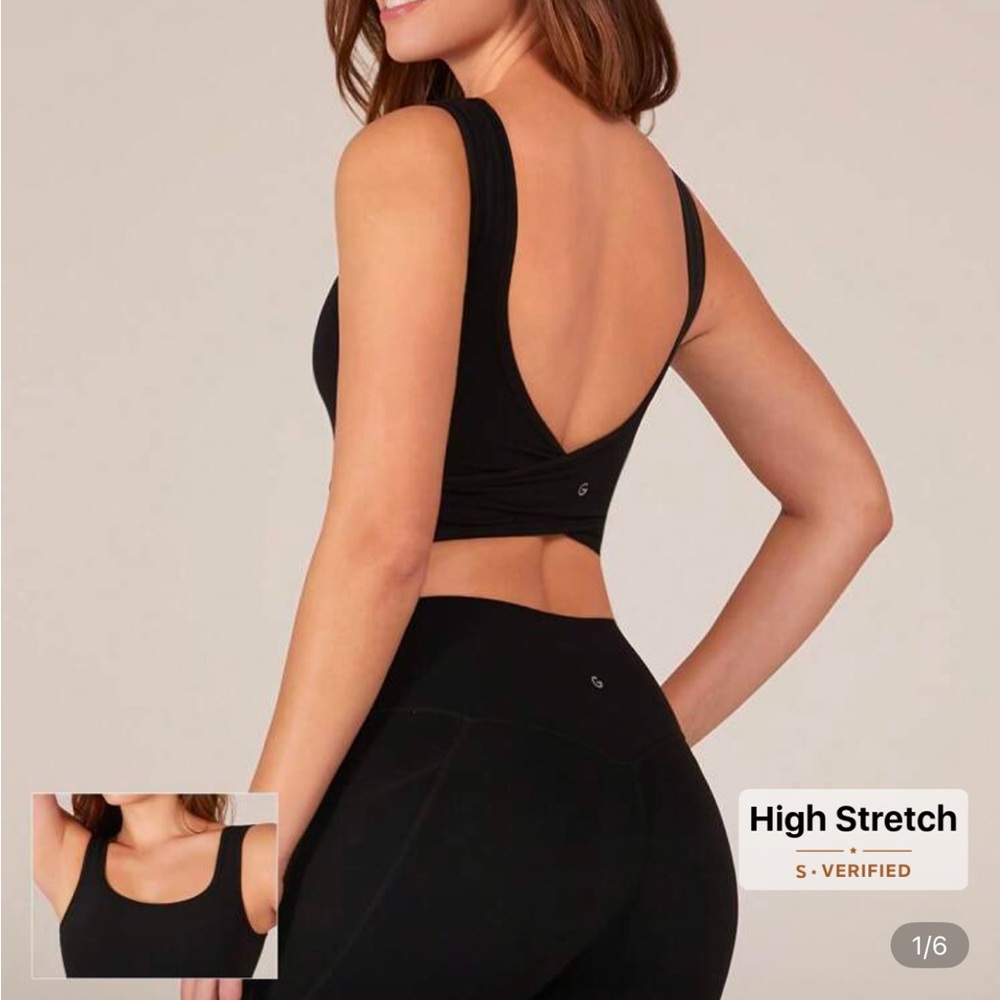 Open Back Sports Bra